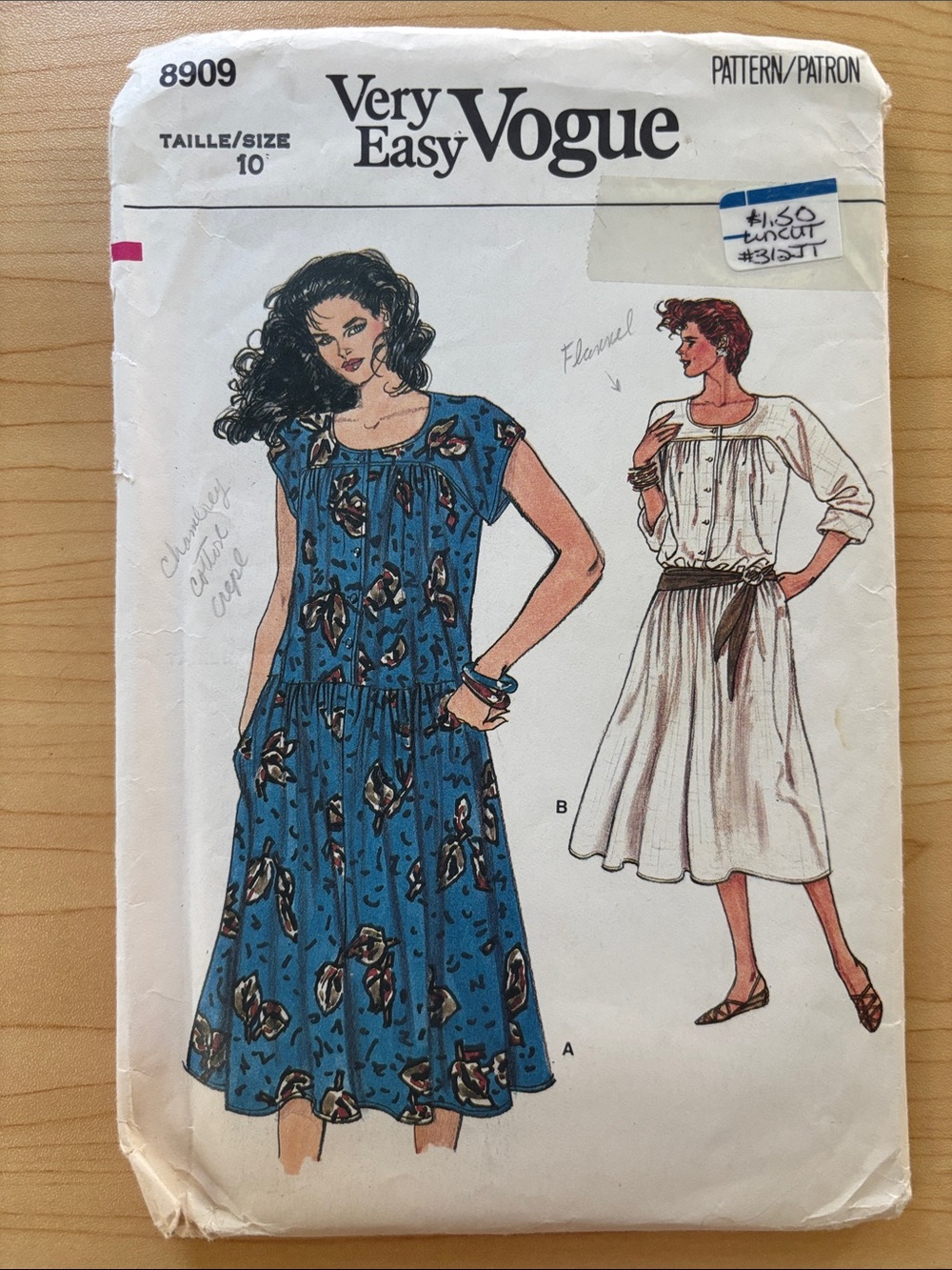 Vogue #8909 Women’s Tiered Maxi Skirt Pattern